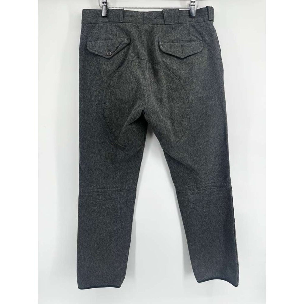 Vintage Polo Ralph Lauren Modern GI Pants Twill Weave Gray Rib Cotton Size 32x32 - Picture 2 of 15